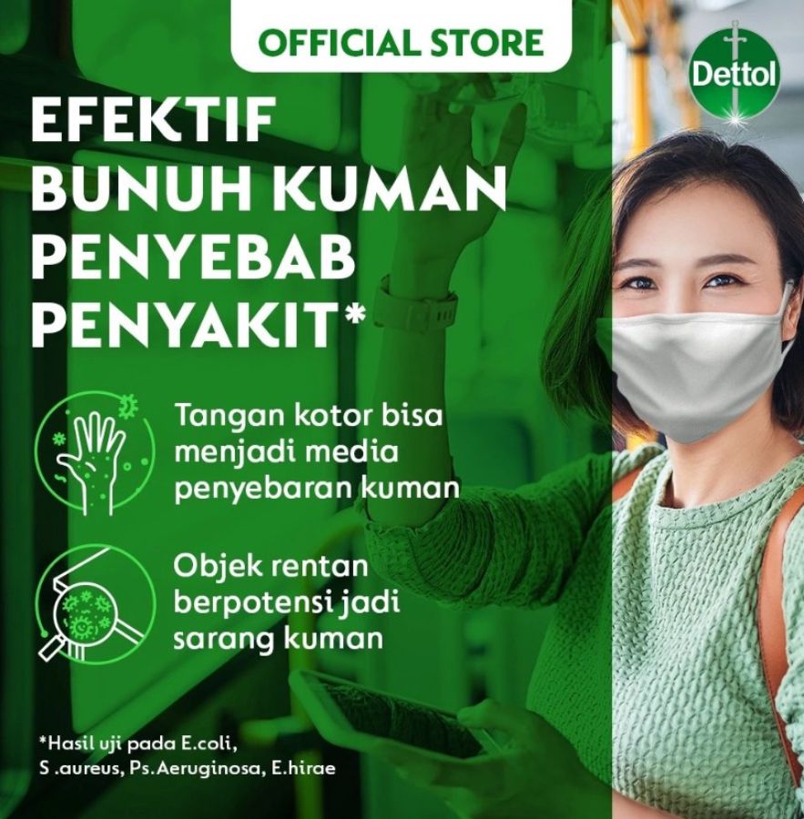 Dettol 2in1 Citrus Tea Hand Sanitizer & Surface Spray 50ml