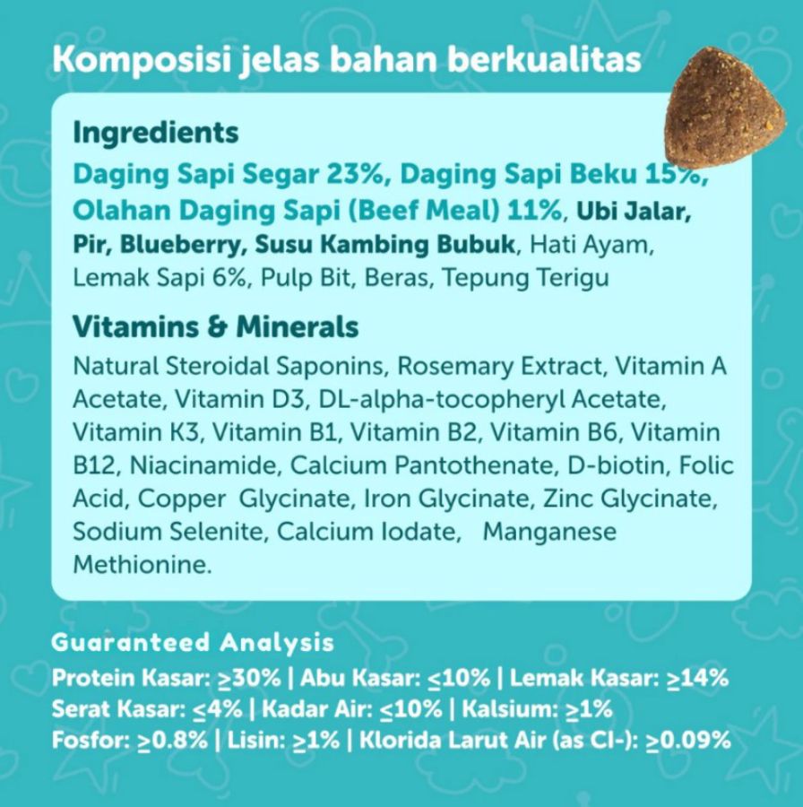 Dr. Shiba Kind Kibble Makanan Anjing Kering 500gram