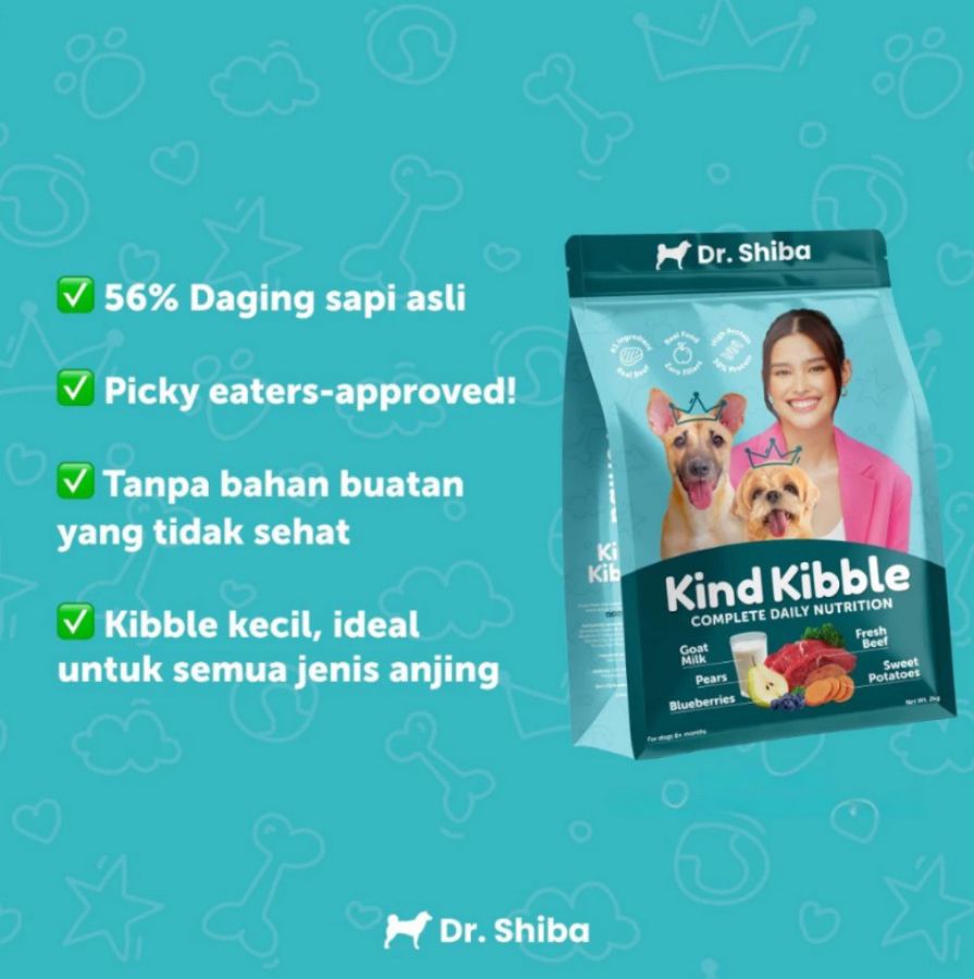 Dr. Shiba Kind Kibble Makanan Anjing Kering 500gram