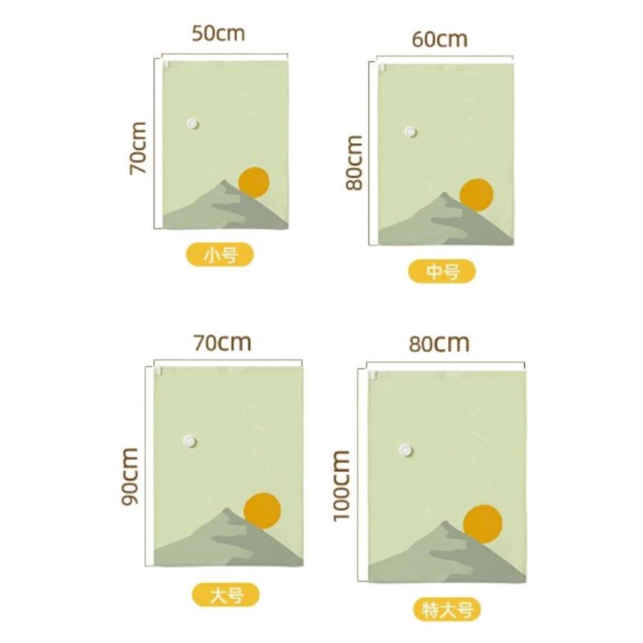 Ecoco Vacuum Compression Bag Size S 1pcs