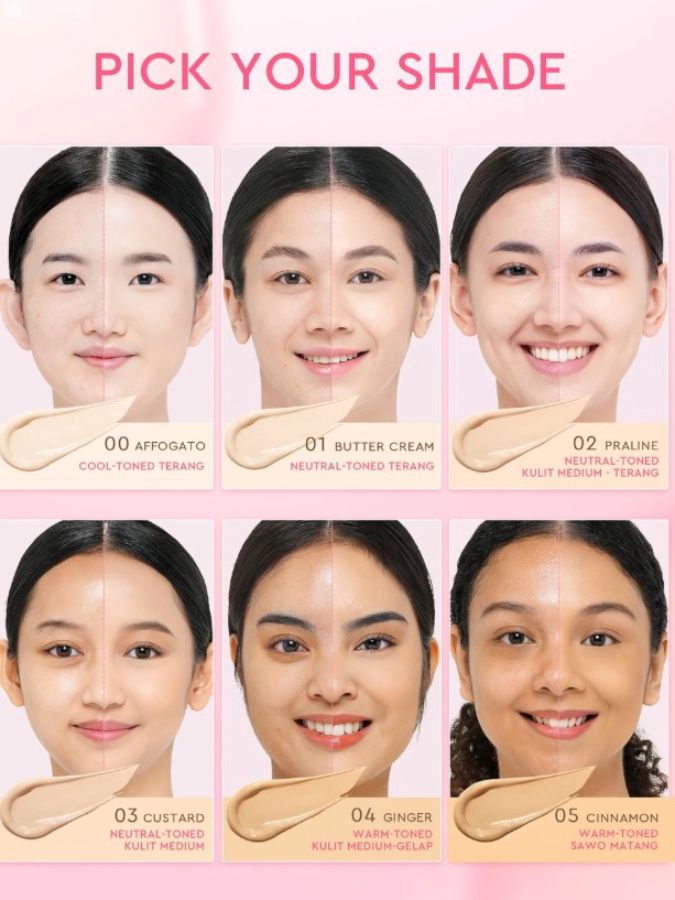 Glad2Glow Perfect Cover 01 Butter Cream Cushion Foundation 11gram