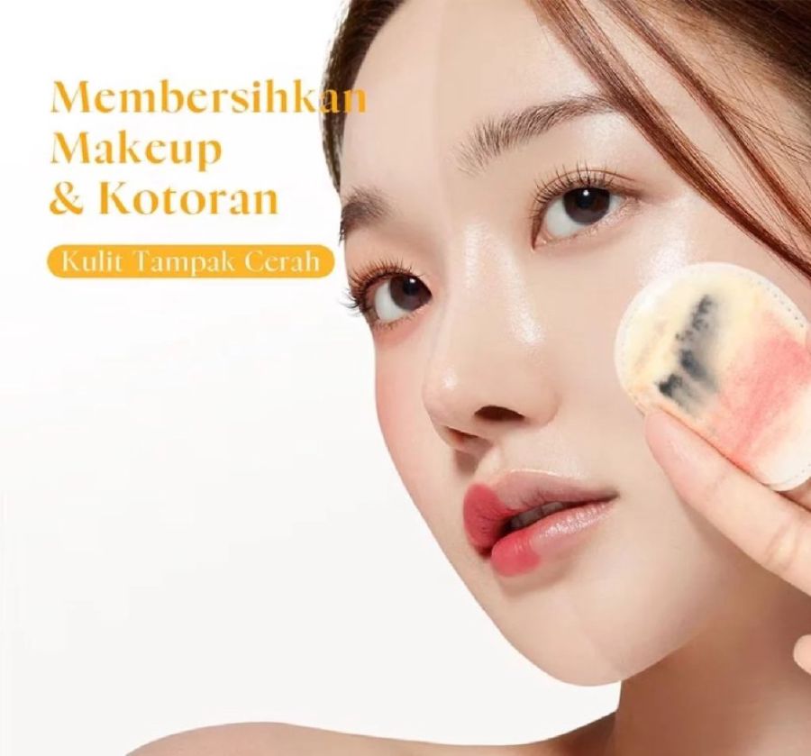 Glad2Glow Perfect Vita C Bright Glow Micellar Water Pembersih Make Up 130ml