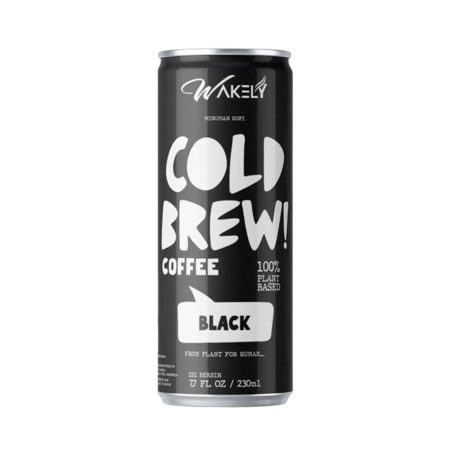 Wakely Cold Brew Coffee Black 230ml