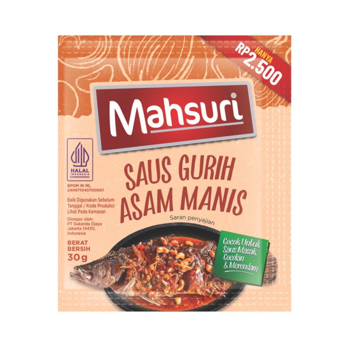 Mahsuri Saus Gurih Asam Manis Sachet
