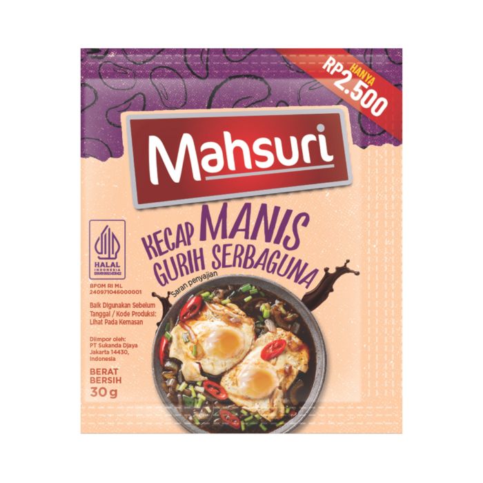 Mahsuri Kecap Manis Gurih Serbaguna Sachet