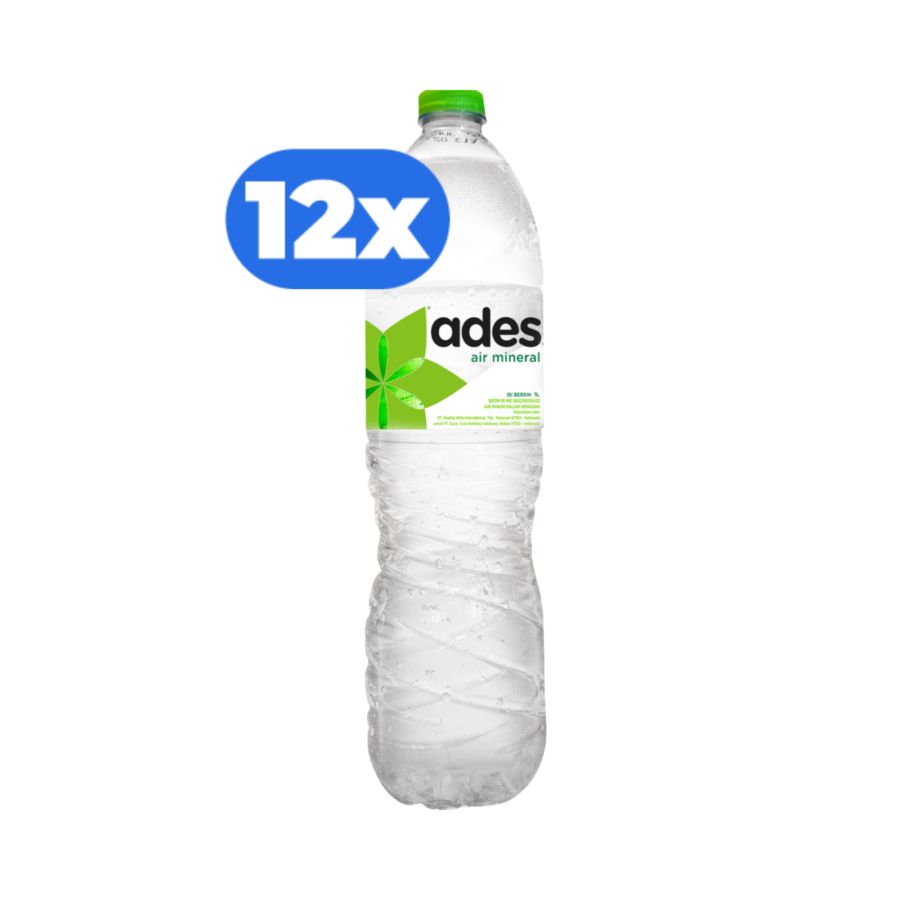 Ades Air Mineral Dus 12 botol x 1500ml 1dus