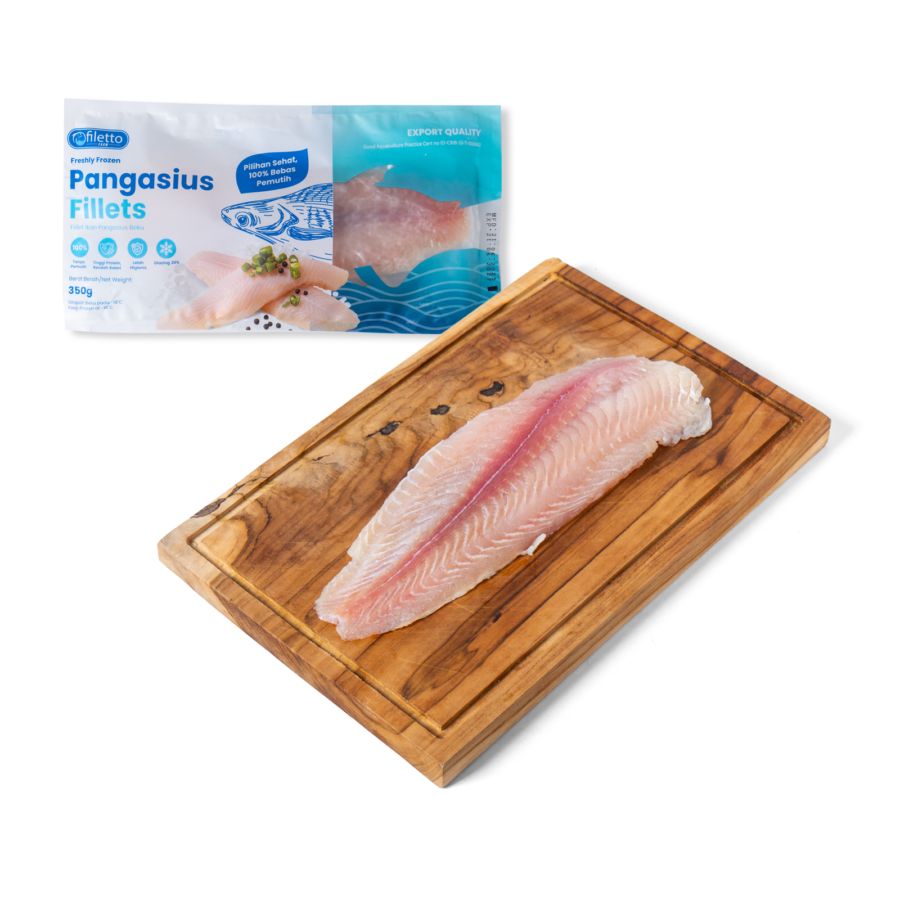 Filetto Pangasius Frozen Glazing 20% 350gram 1pcs