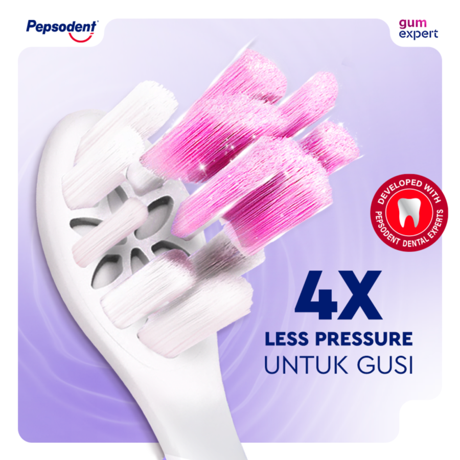 Pepsodent Gum Expert Sensitive Extra Soft Toothbrush 2pcs