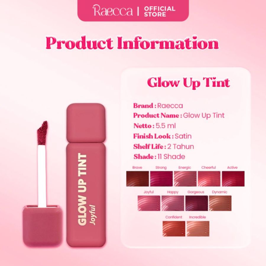 Raecca Glow Up Happy Lip Tint 5ml