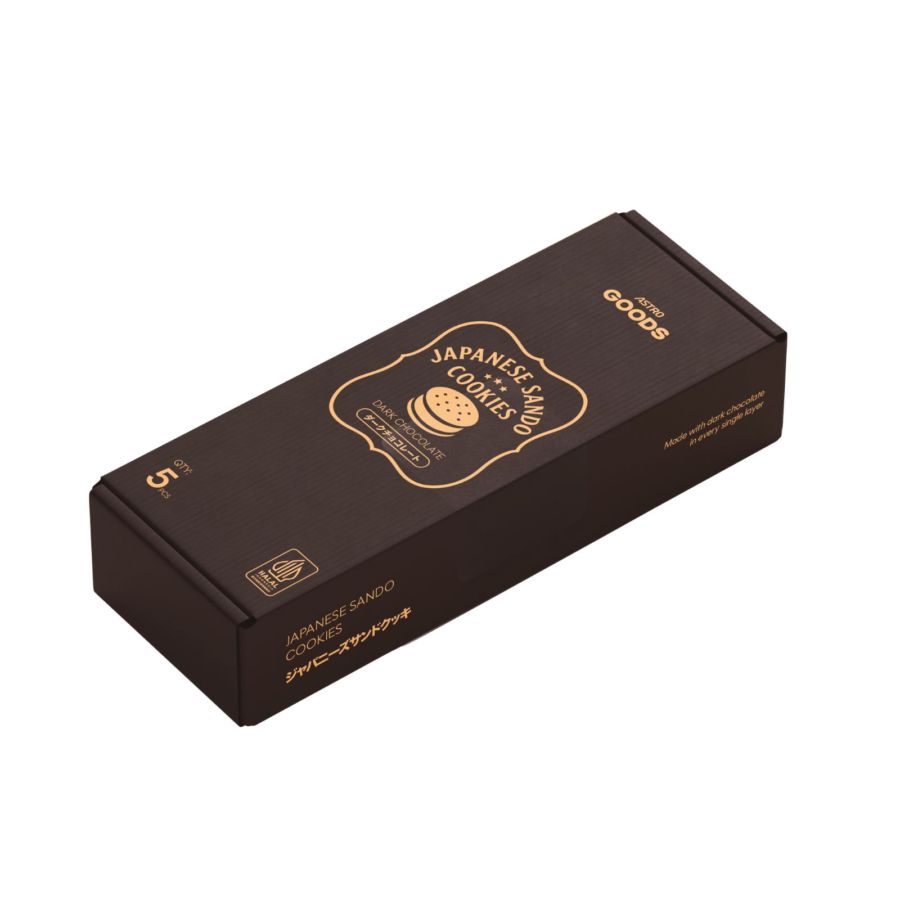 Japanese Sando Cookies Dark Chocolate Astro Goods 5 pcs 1pcs