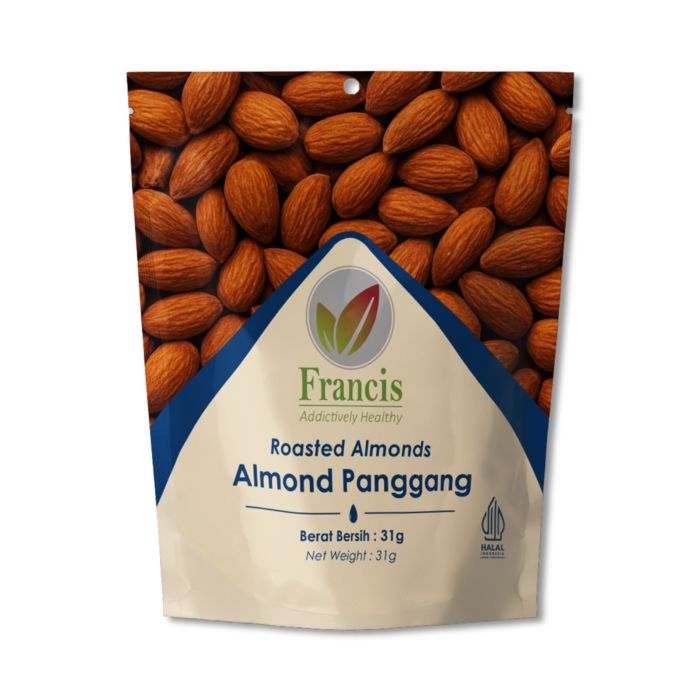 Francis Almond Panggang Asin Garam Laut