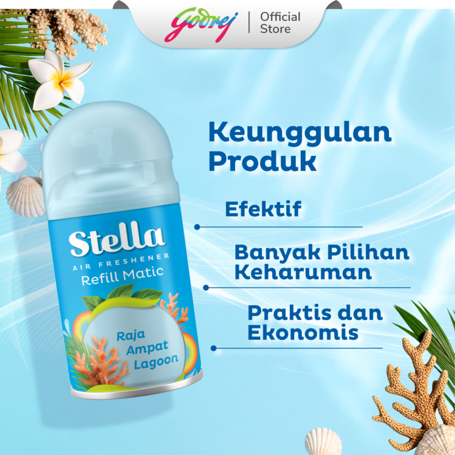Stella Matic Raja Ampat Lagoon Pengharum Ruangan Refill 160ml