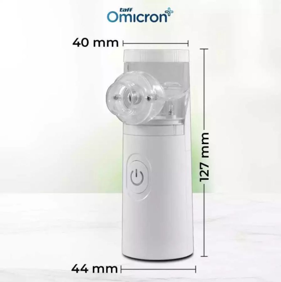 TaffOmicron JSL-W303 Putih Alat Terapi Pernapasan Handheld Nebulizer Inhaler 1pcs
