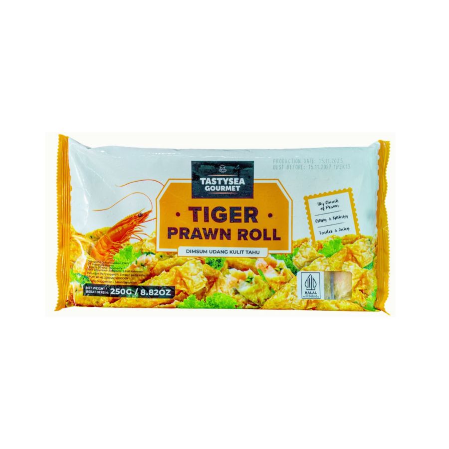 Tasty Sea Gourmet Tiger Prawn Roll 250gram