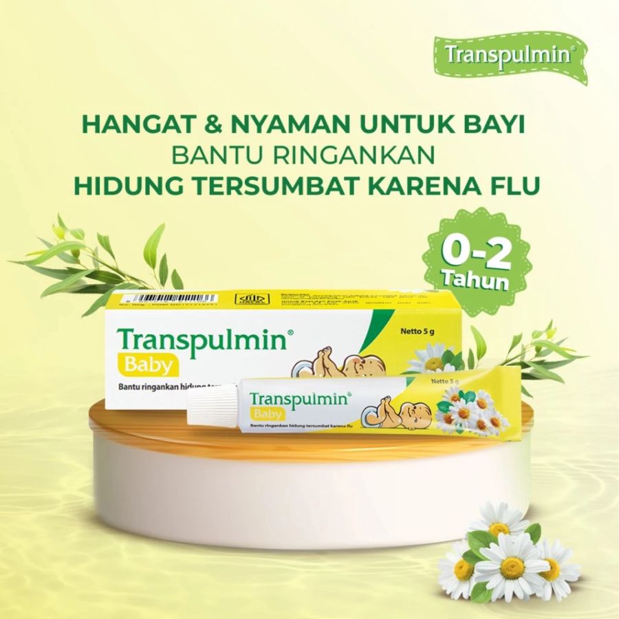 Transpulmin Baby Balsam Meringankan Hidung Tersumbat 20gram
