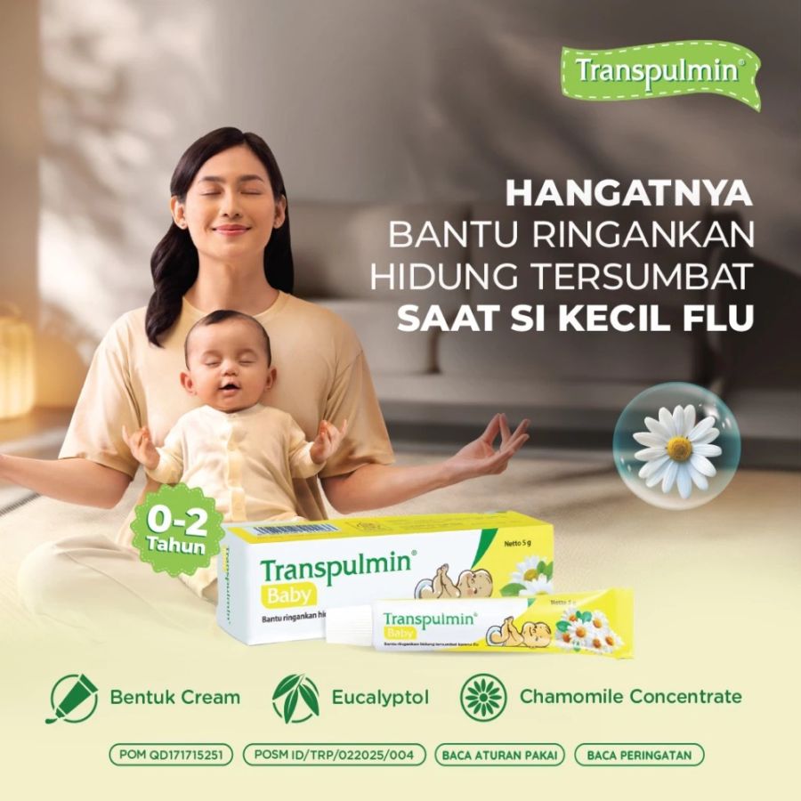 Transpulmin Baby Balsam Meringankan Hidung Tersumbat 20gram