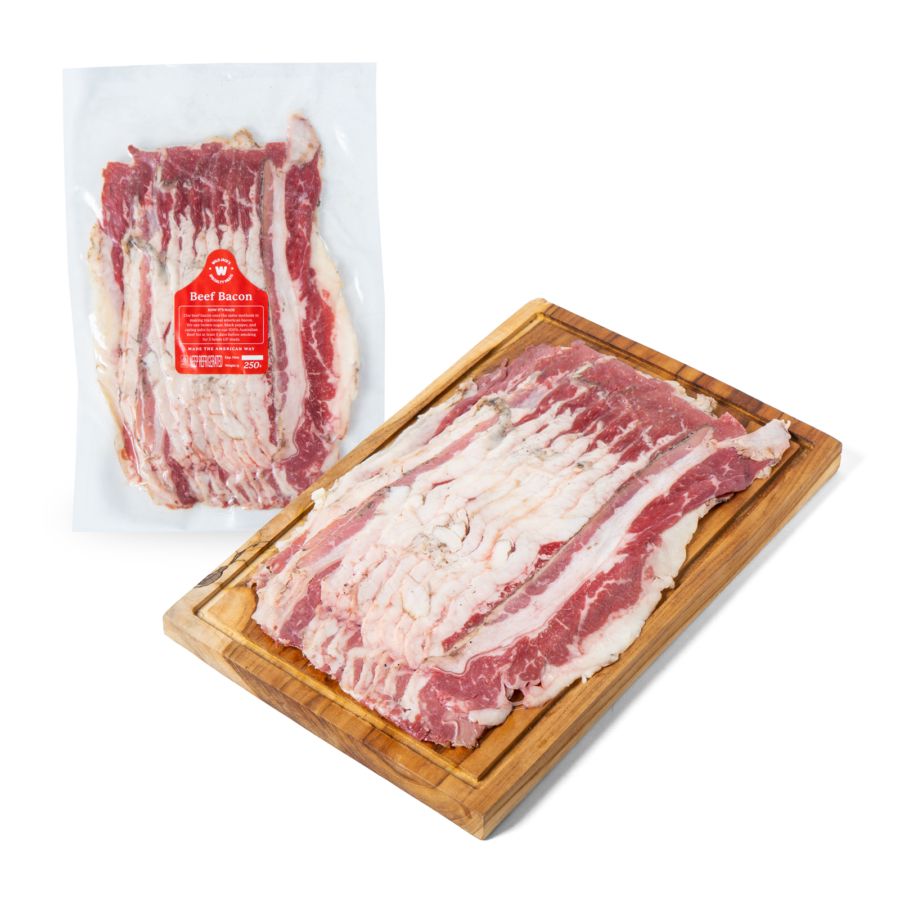 Wild jacks american beef bacon 250gr 1pcs
