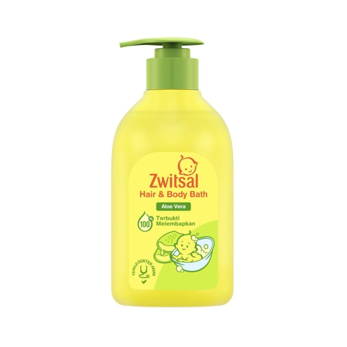 Zwitsal Bath Hair And Body Aloe Vera