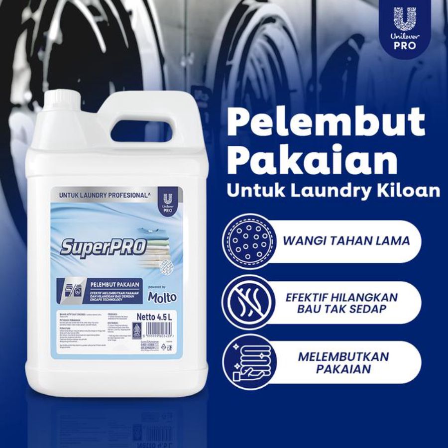 Molto Superpro Pelembut Pakaian Jerigen 4500ml