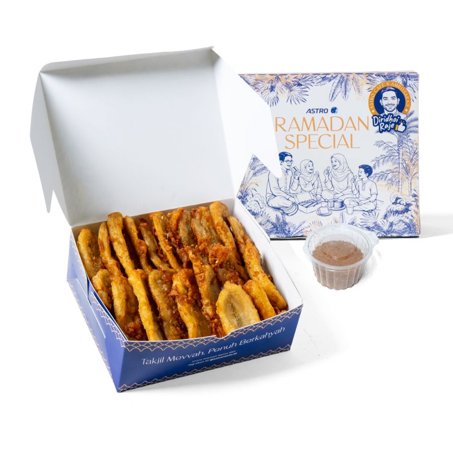 Pisang Goreng Wijen 20 pcs with Gula Aren Astro Cafe x Amritsaraje Hampers 1pack