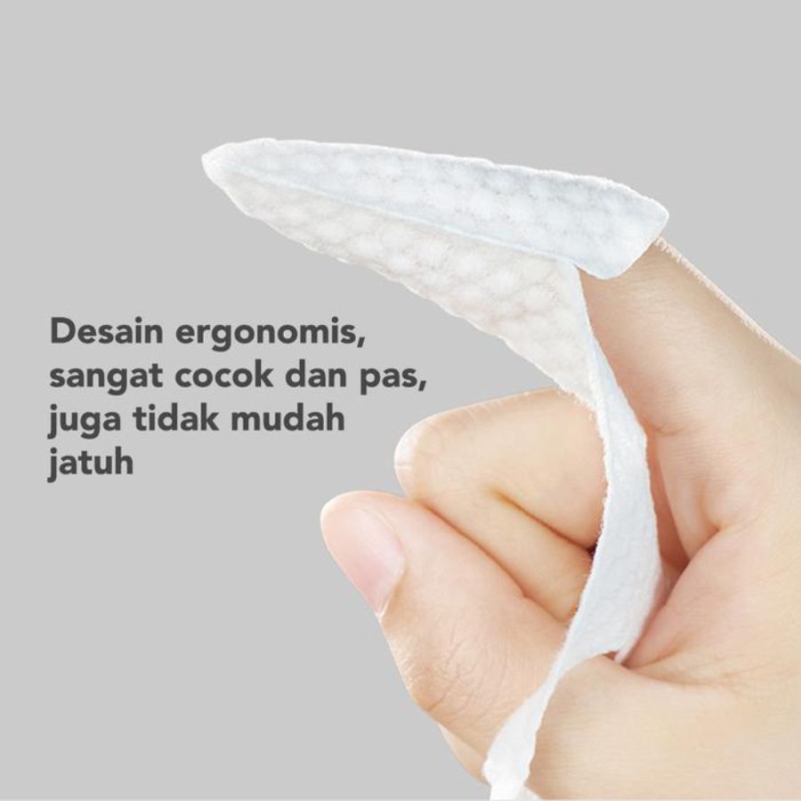Sakumini Oral Cleaner Finger Wipes Pembersih Lidah Gigi Mulut Bayi 30pcs