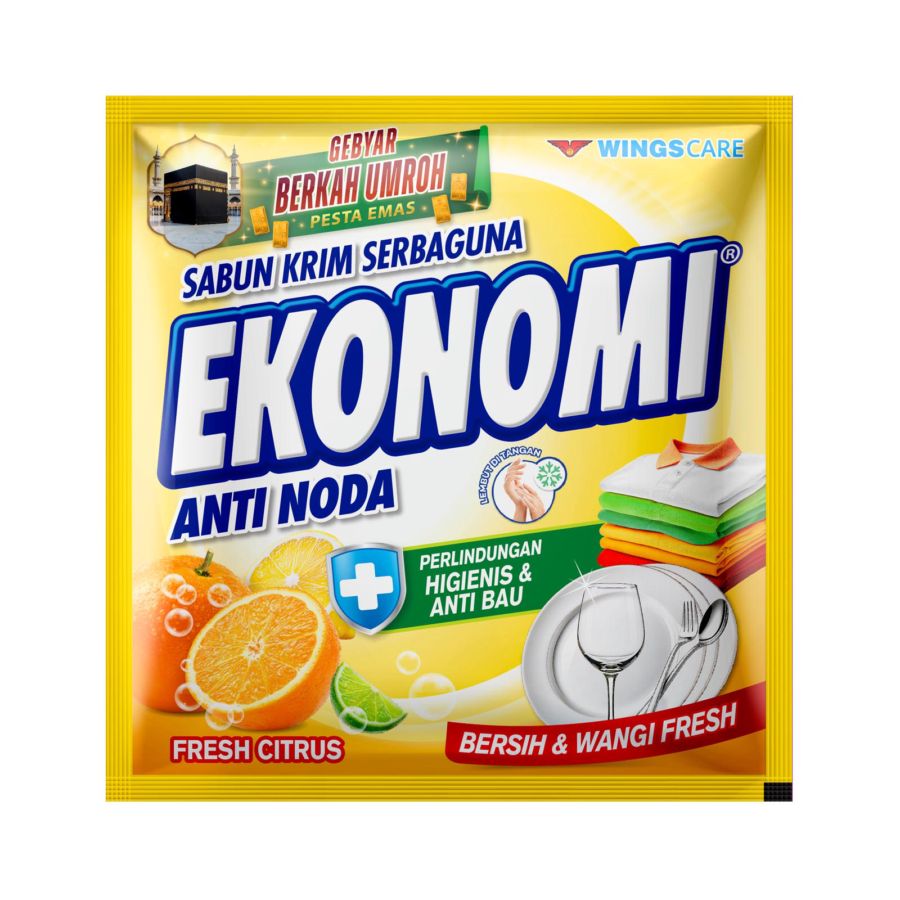 Ekonomi Fresh Citrus Sabun Colek Krim 380gram