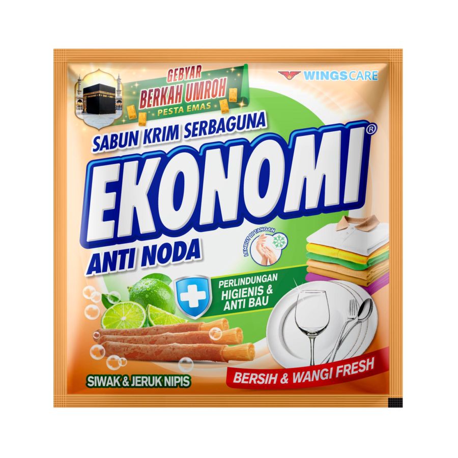 Ekonomi Siwak & Jeruk Nipis Sabun Colek Krim 380gram