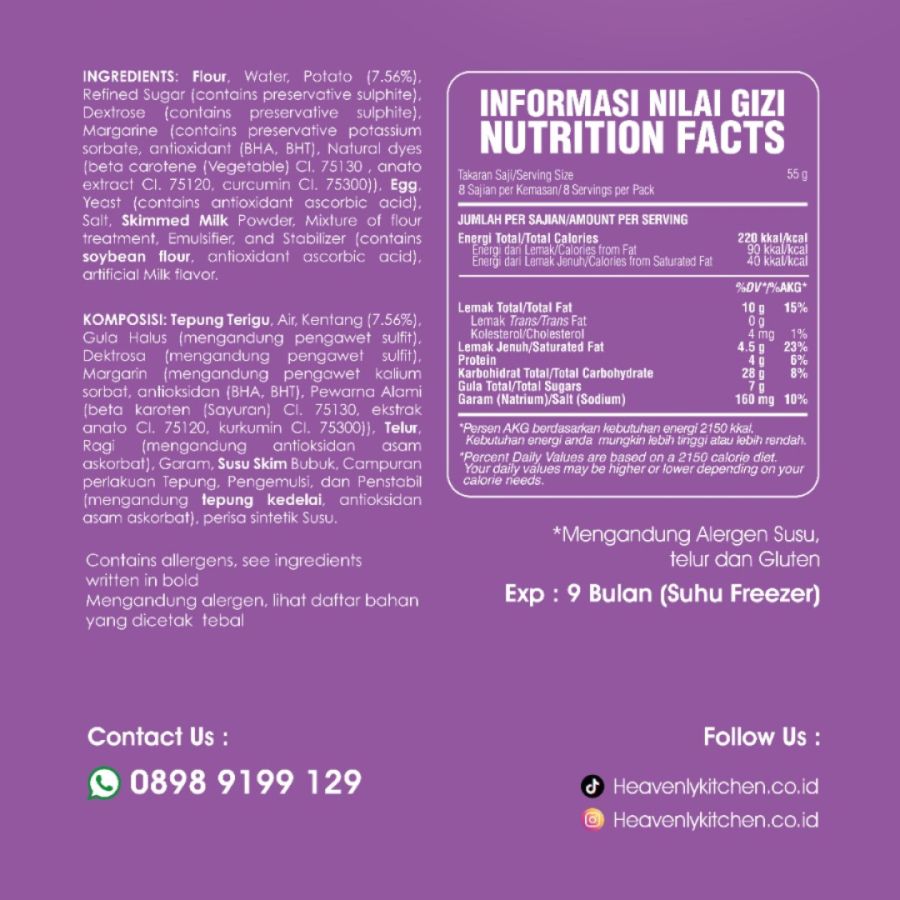 Heavenly Donut Kentang 1pcs