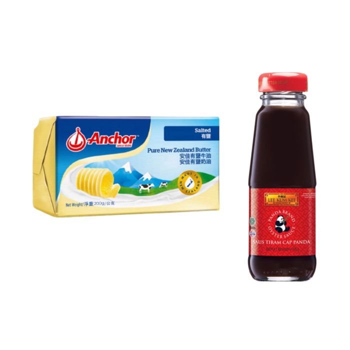 Bundle Savory Oyster Duo (Anchor Salted and Lee Kum Kee Saus tiram 145gr)