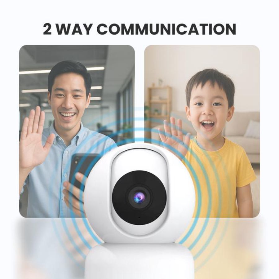 Bardi Smart IP Camera Indoor PTZ Syno Full HD 3MP CCTV 1pcs