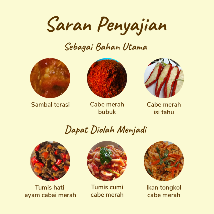 Cabe Merah Besar Organik 150gram