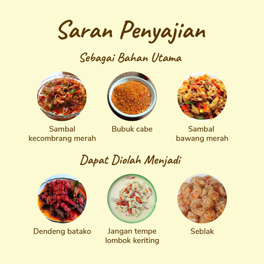 Cabe Merah Keriting Organik 150gram