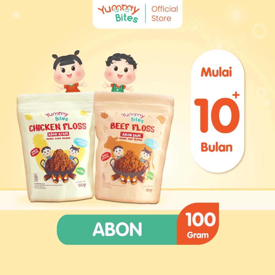 Yummy Bites Beef Floss Abon Sapi MPASI 100gram
