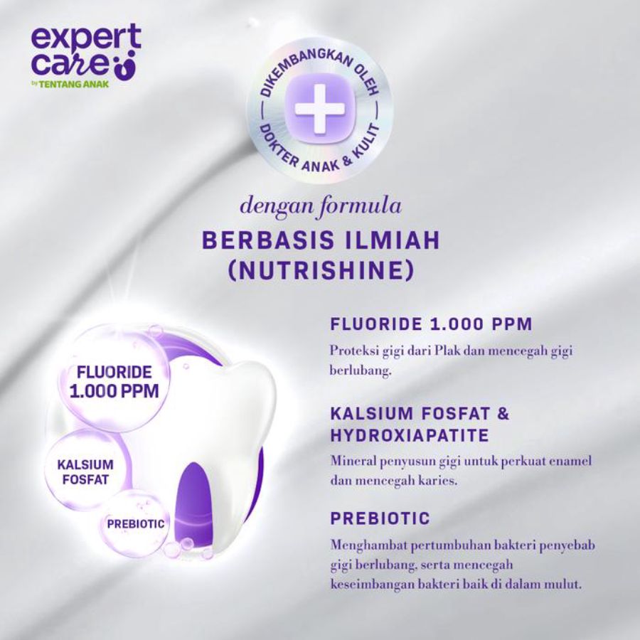 Expert Care Nutrishine Tooothpaste Kids Strawberry 36 gram 1pcs