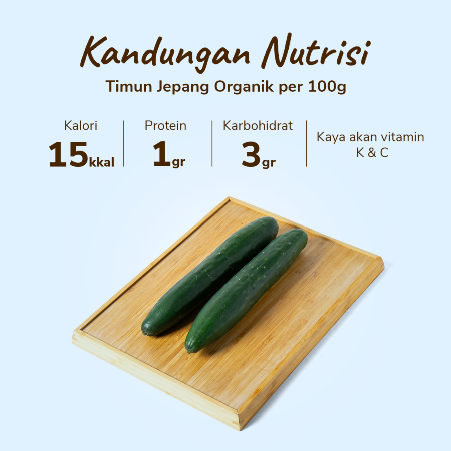 Timun Jepang Kyuri Organik 500gram