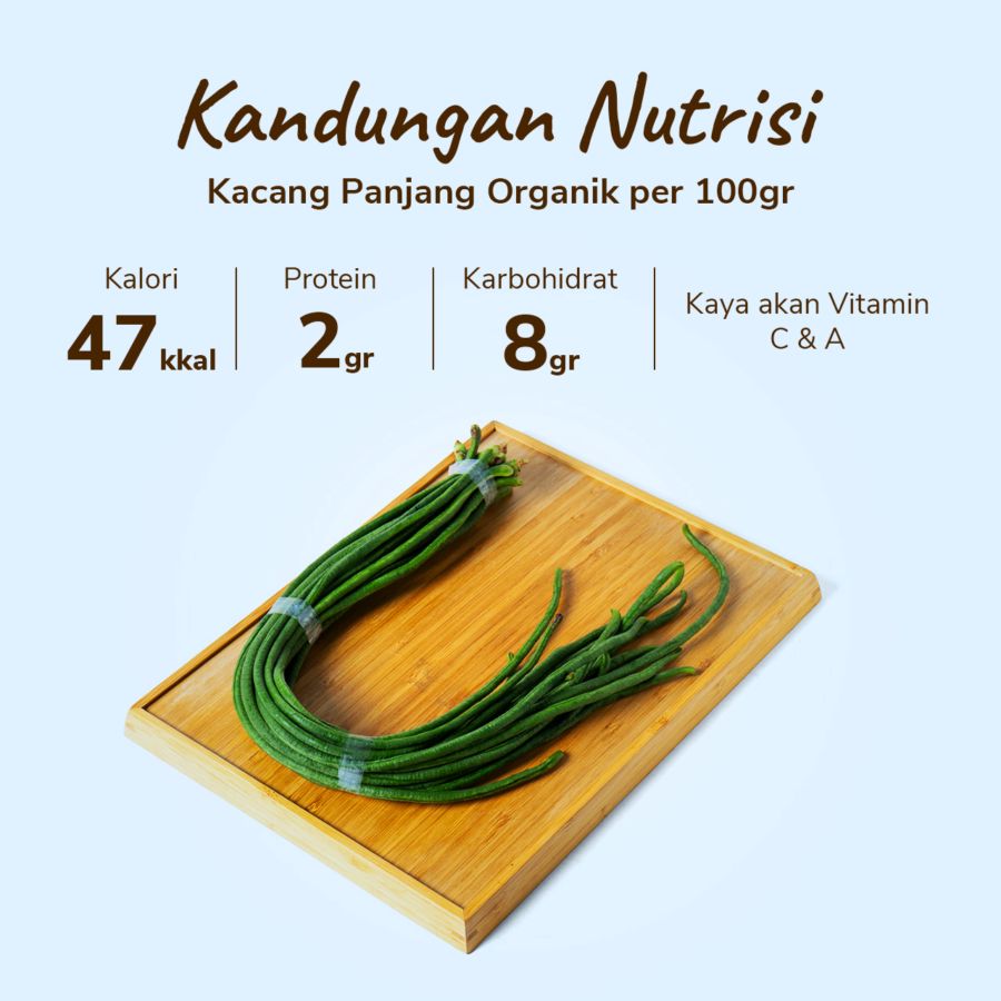 Kacang Panjang Organik 250gram