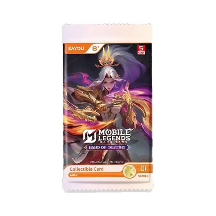 KAYOU MOBILE LEGENDS Bang Bang Hand of Destiny Booster Pack Collectible Card
