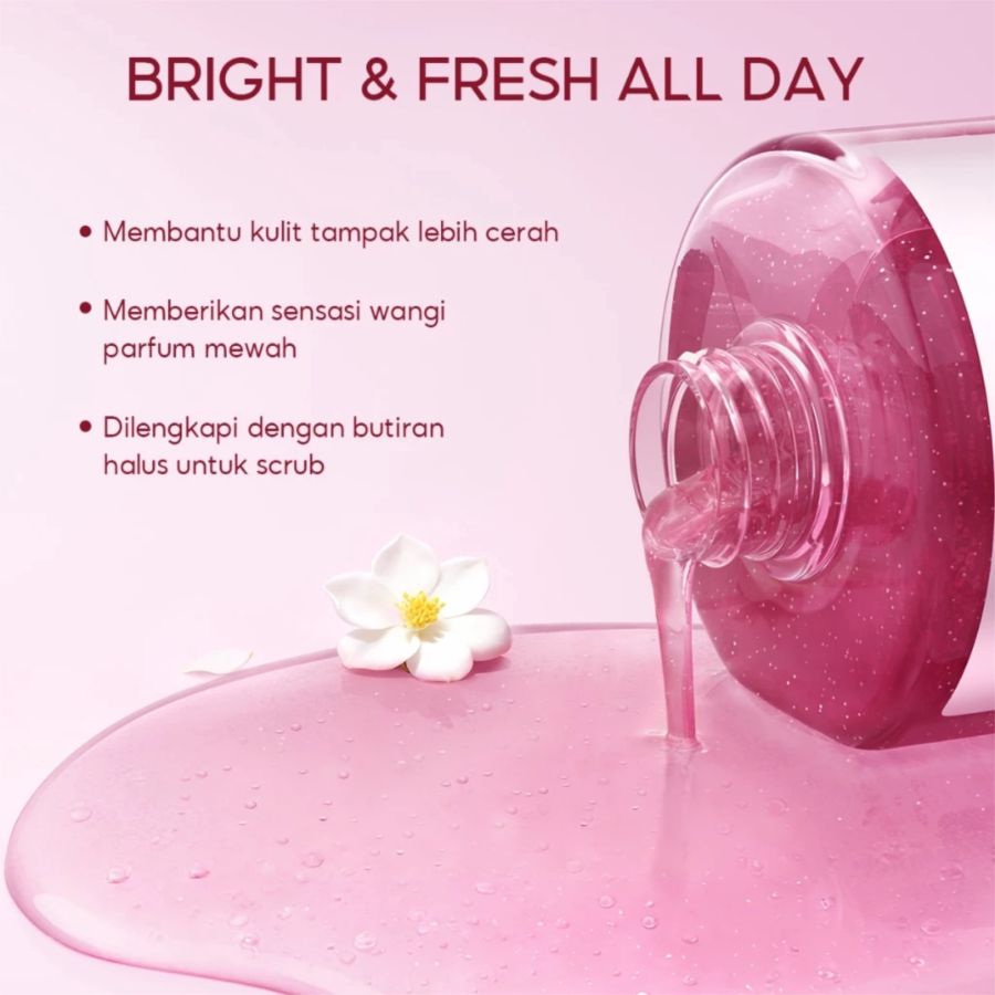 Grace and Glow Rouge 540 Glow & Firm Scrub Solution Body Wash 400ml