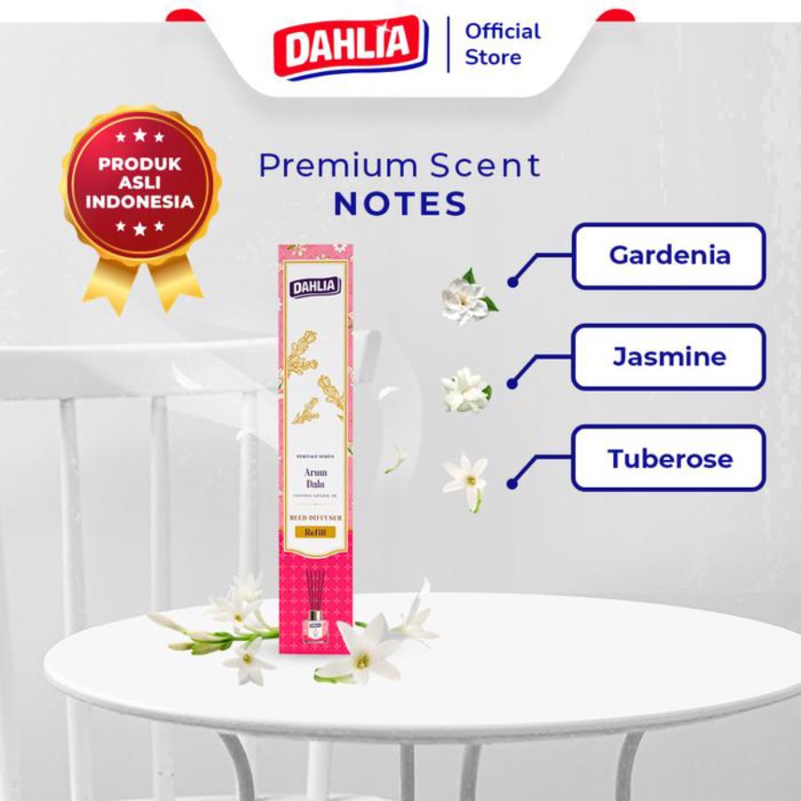 Dahlia Heritage Arum Dalu Reed Diffuser Refill 30 ml 1pcs
