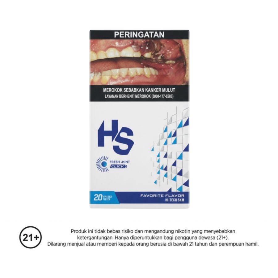HS Slim Click Freshmint Filter Rokok Batang 20stick