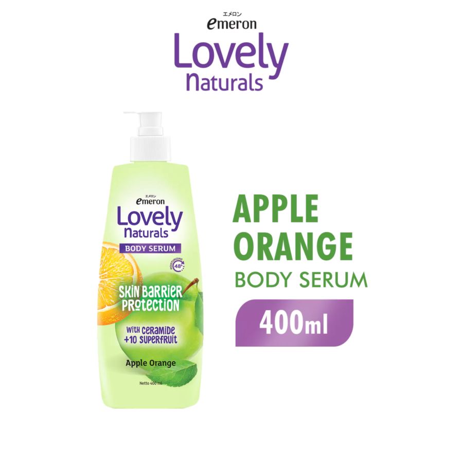 Emeron Lovely Naturals Apple Orange Body Lotion 400ml 1pcs
