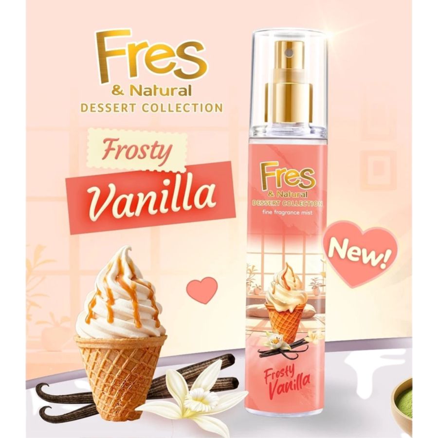 Fres & Natural Dessert Collection Frosty Vanilla Cologne Spay 100ml