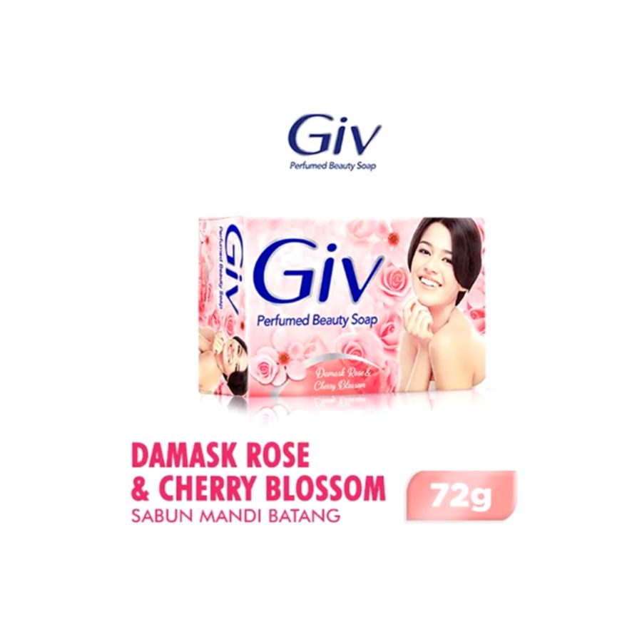 Giv Damask Rose & Cherry Blossom Barsoap 72gram