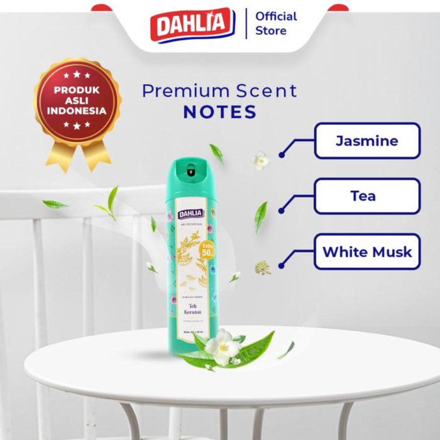 Dahlia Aerosol Heritage Teh Keraton Pengharum Ruangan 350+50ml 1pcs