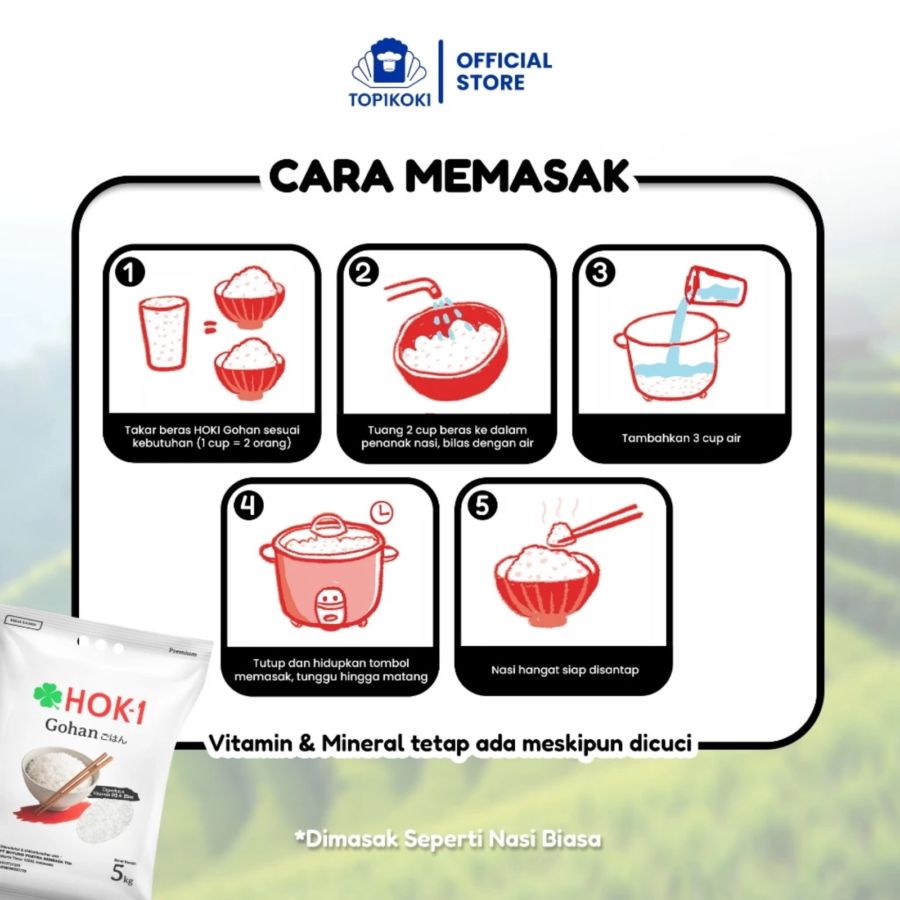 Hok1 Beras Gohan 5kg