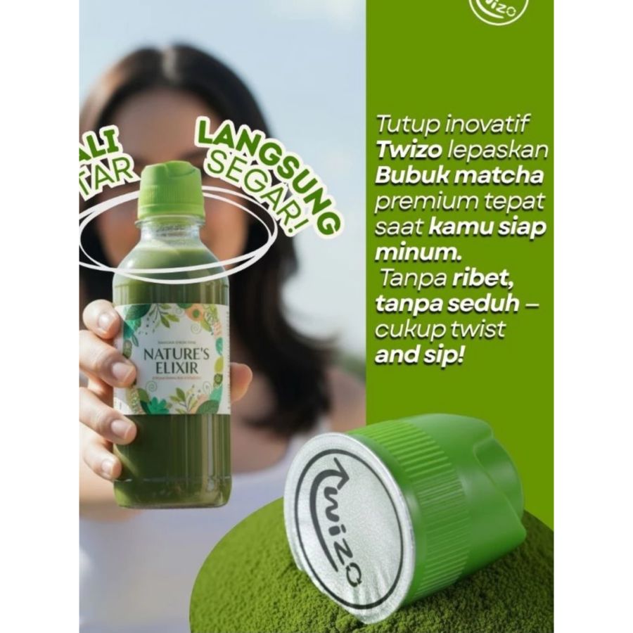 Twizo Twist Cap Matcha Ceremonial Grade 3 pcs x 3gr 1pack