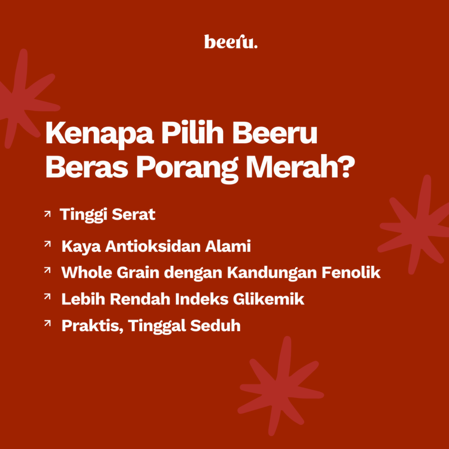 Beeru Beras Porang Merah Box (7 x 40gr)   280gram