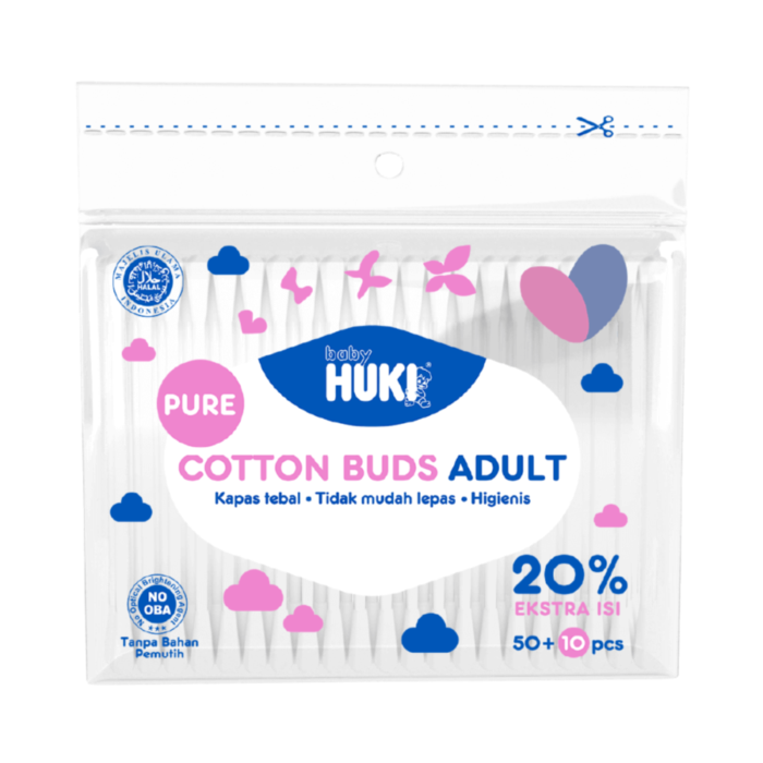 [Bundle 2] Huki Adult Cotton Buds 50 Stick