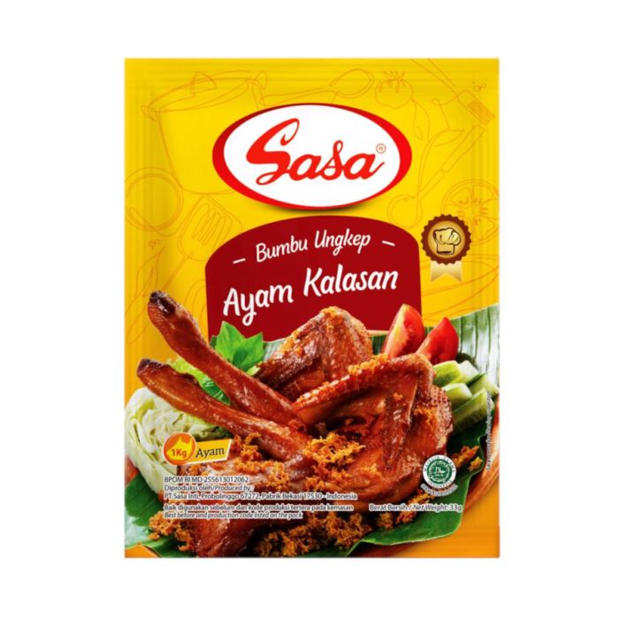 [Bundle 2] Sasa Bumbu Ungkep Ayam Kalasan 33 gram