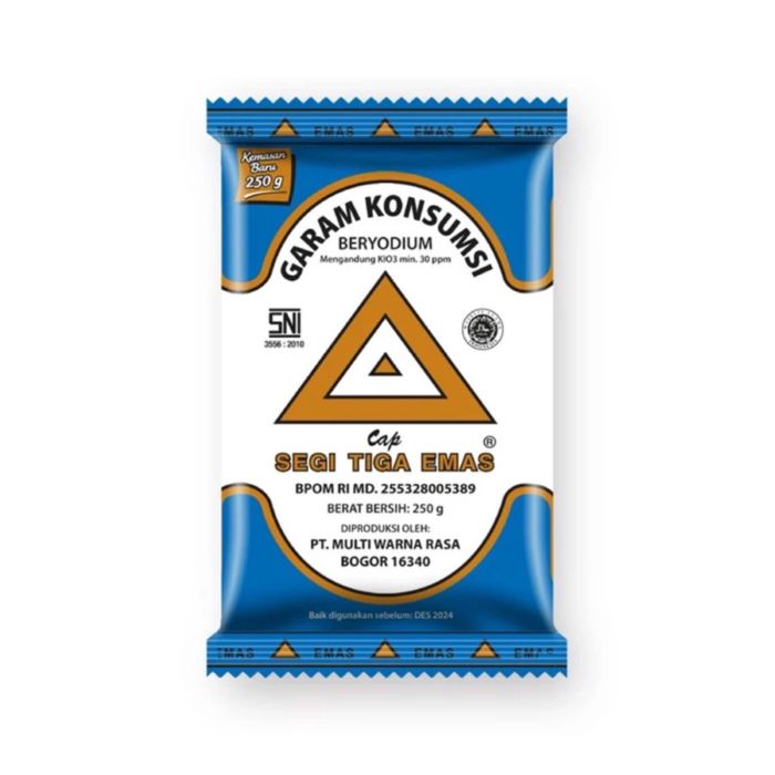 [Bundle 2] Segitiga Mas Garam Dapur Konsumsi 250 gram